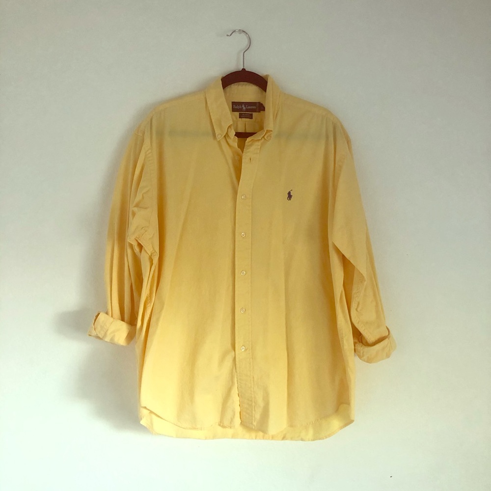 Ralph Lauren Long Sleeve Shirt, Yellow